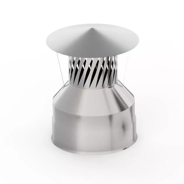 Оголовок с и/г, ф 130х200, AISI 439/430, 0,5мм/0,5мм,(К), тип-2"