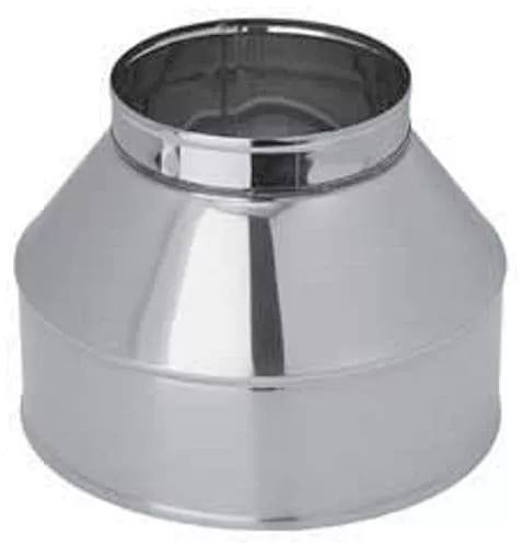 Оголовок без зонта, ф 130х200, AISI 439/Оц, 0,5мм/0,5мм, (К), тип-2